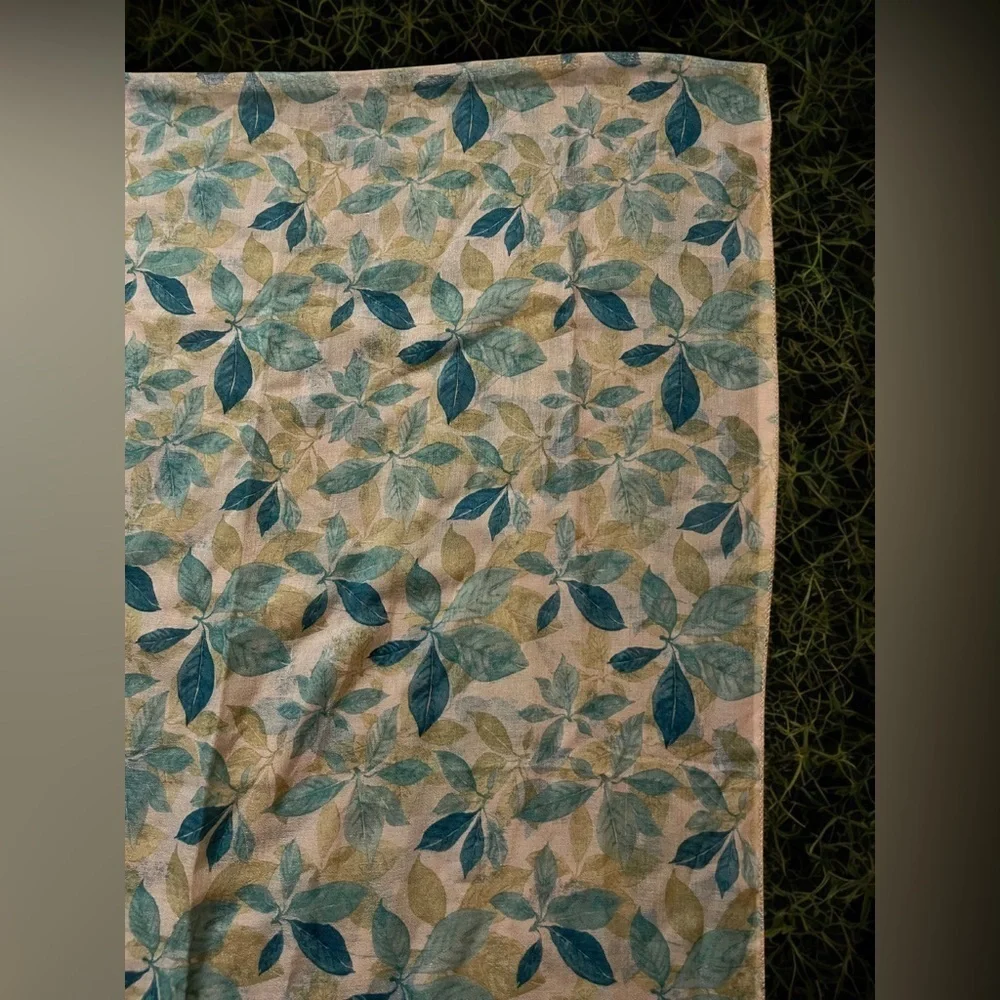 Turquoise Blue Green Scarf Perfect for Fall